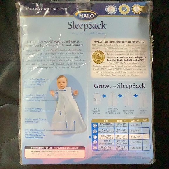 Halo Sleepsack Wearable Blanket 12-18 months - Picture 8 of 8